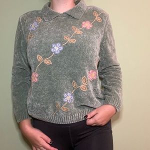 Embroidered sweater